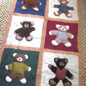 Awesome Cracker Barrel Baby Bear Quilt